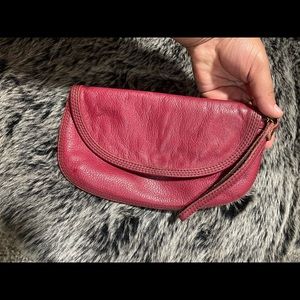 Lucky Brand Red Wristlet